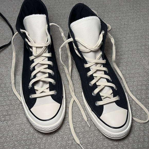 Converse X Essentials Fear of God Chuck 70 Hi Black and Cream - Picture 3 of 10